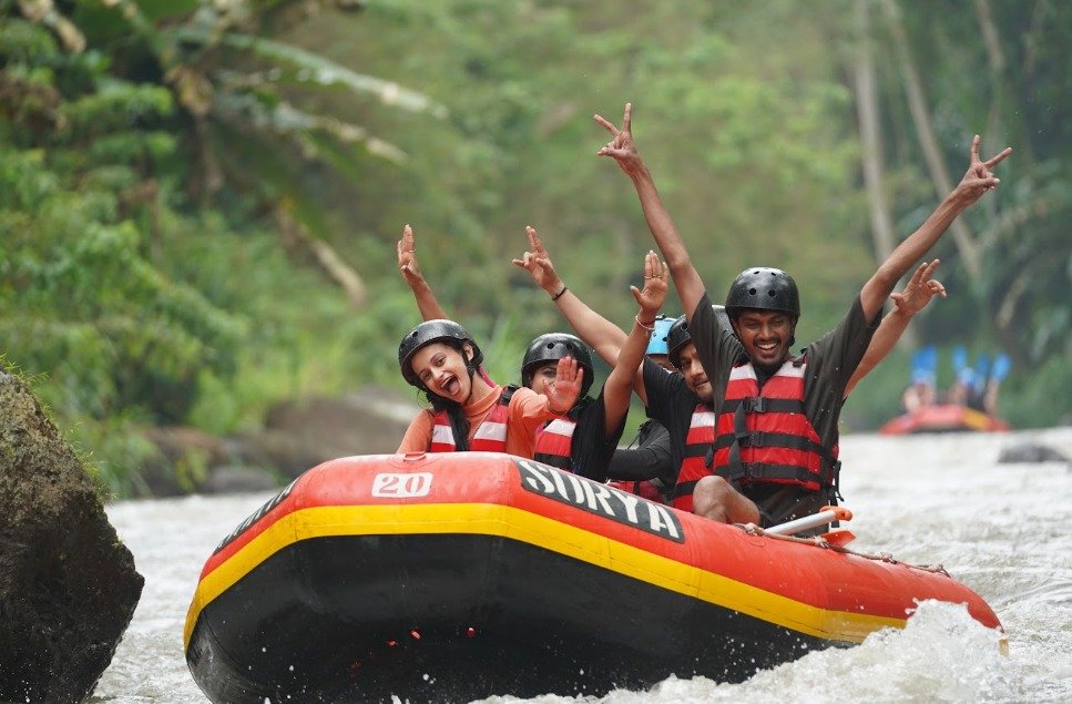 White Water Rafting on the Ayung River in Ubud Bali