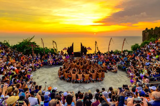 Stunning Kecak Dance in Uluwatu Bali